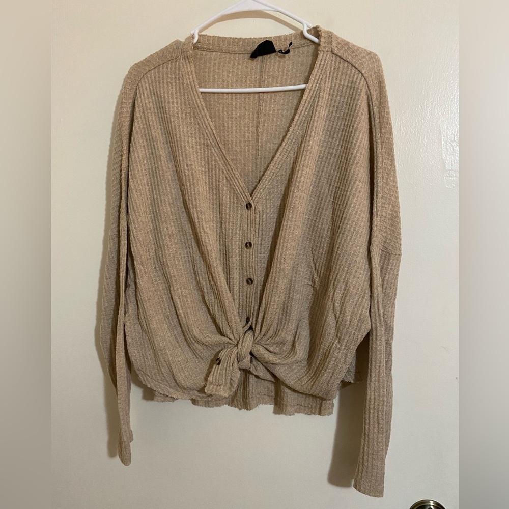 Out From Under by Urban Outfitters / size L / Jojo Button-front Top